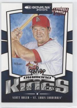 2005 Donruss - [Base] - Red Press Proof #21 - Diamond Kings - Scott Rolen /200