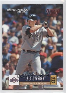 2005 Donruss - [Base] - Red Press Proof #230 - Lyle Overbay /200