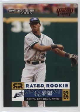 2005 Donruss - [Base] - Red Press Proof #27 - Rated Rookie - B.J. Upton /200