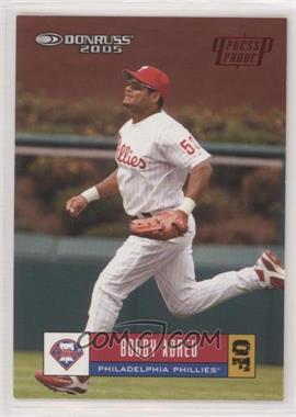 2005 Donruss - [Base] - Red Press Proof #292 - Bobby Abreu /200