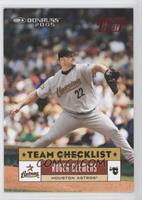 Team Checklist - Roger Clemens #/200