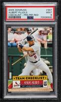 Team Checklist - Albert Pujols [PSA 9 MINT] #/200