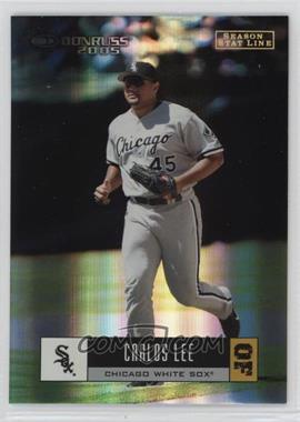 2005 Donruss - [Base] - Season Stat Line #143 - Carlos Lee /99