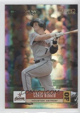 2005 Donruss - [Base] - Season Stat Line #204 - Craig Biggio /63