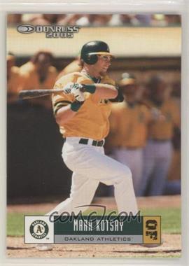 2005 Donruss - [Base] #287 - Mark Kotsay