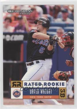 2005 Donruss - [Base] #33 - Rated Rookie - David Wright