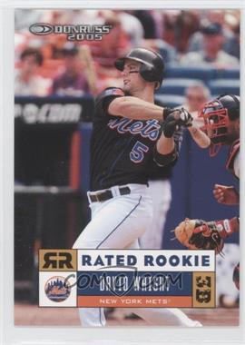 2005 Donruss - [Base] #33 - Rated Rookie - David Wright