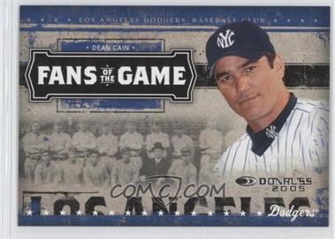 2005 Donruss - Fans of the Game #FG-4 - Dean Cain