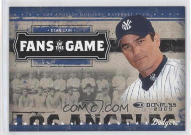 2005 Donruss - Fans of the Game #FG-4 - Dean Cain