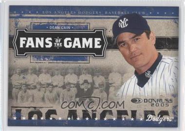 2005 Donruss - Fans of the Game #FG-4 - Dean Cain