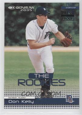 2005 Donruss - The Rookies 2004 - Black Press Proof #23 - Don Kelly /10