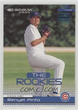 2005 Donruss - The Rookies 2004 - Blue Press Proof #11 - Renyel Pinto /100