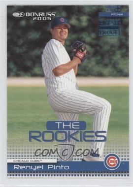 2005 Donruss - The Rookies 2004 - Blue Press Proof #11 - Renyel Pinto /100