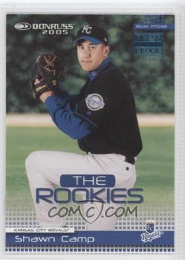 2005 Donruss - The Rookies 2004 - Blue Press Proof #21 - Shawn Camp /100