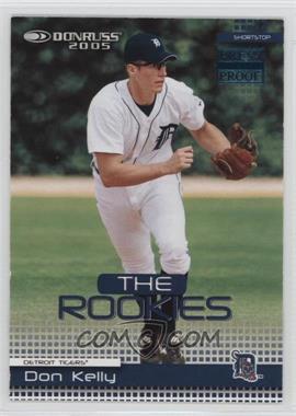 2005 Donruss - The Rookies 2004 - Blue Press Proof #23 - Don Kelly /100