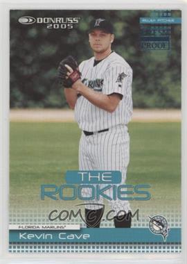 2005 Donruss - The Rookies 2004 - Blue Press Proof #29 - Kevin Cave /100