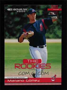 2005 Donruss - The Rookies 2004 - Blue Press Proof #32 - Mariano Gomez /100