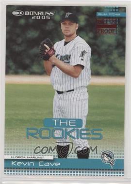 2005 Donruss - The Rookies 2004 - Red Press Proof #29 - Kevin Cave /200