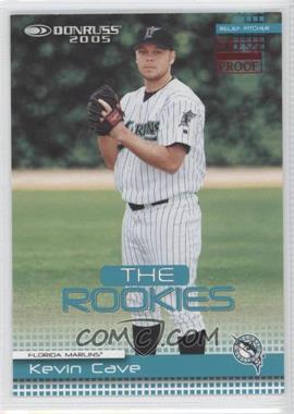 2005 Donruss - The Rookies 2004 - Red Press Proof #29 - Kevin Cave /200