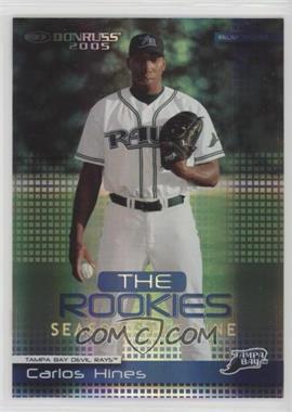 2005 Donruss - The Rookies 2004 - Season Stat Line #34 - Carlos Hines /64