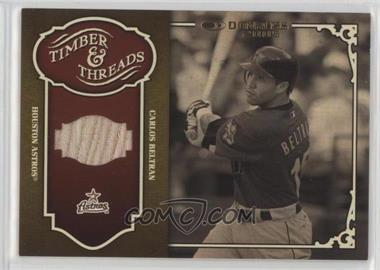 2005 Donruss - Timber & Threads - Bat #TT-6 - Carlos Beltran