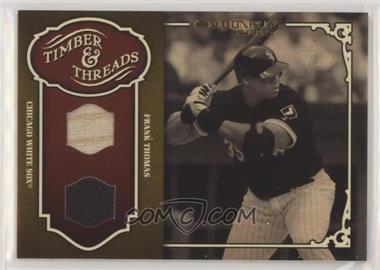 2005 Donruss - Timber & Threads - Combo Materials #TT-11 - Frank Thomas