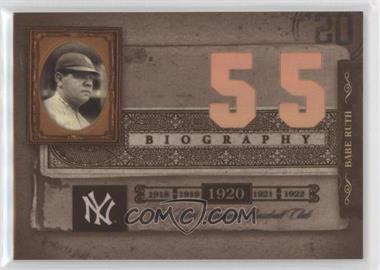 2005 Donruss Biography - Babe Ruth Career Home Run #55 - Babe Ruth [EX to NM]