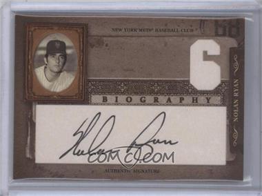 2005 Donruss Biography - Nolan Ryan Career Win - Signatures #6 - Nolan Ryan