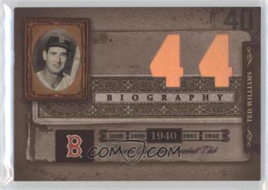 2005 Donruss Biography - Ted Williams Career Home Run #44 - Ted Williams