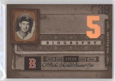 2005 Donruss Biography - Ted Williams Career Home Run #5 - Ted Williams