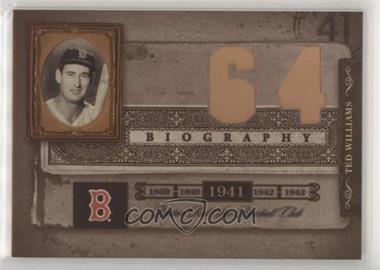 2005 Donruss Biography - Ted Williams Career Home Run #64 - Ted Williams