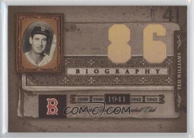 2005 Donruss Biography - Ted Williams Career Home Run #85 - Ted Williams