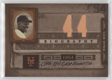 2005 Donruss Biography - Willie Mays Career Home Run #44 - Willie Mays