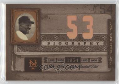 2005 Donruss Biography - Willie Mays Career Home Run #53 - Willie Mays