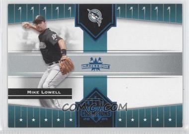 2005 Donruss Champions - [Base] - Blue Impressions #142 - Mike Lowell /100