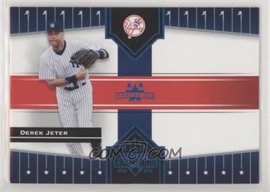 2005 Donruss Champions - [Base] - Blue Impressions #445 - Derek Jeter /100