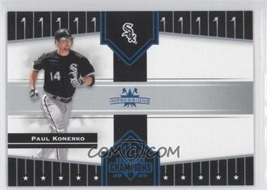 2005 Donruss Champions - [Base] - Blue Impressions #77 - Paul Konerko /100