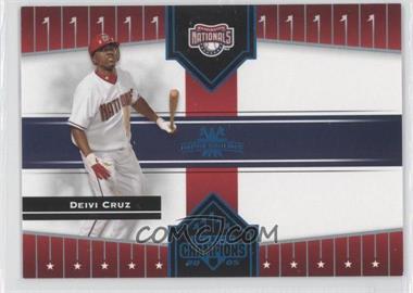 2005 Donruss Champions - [Base] - Blue Impressions #98 - Deivi Cruz /100