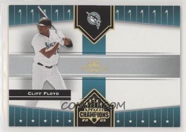 2005 Donruss Champions - [Base] - Gold Impressions #146 - Cliff Floyd /50 [Noted]