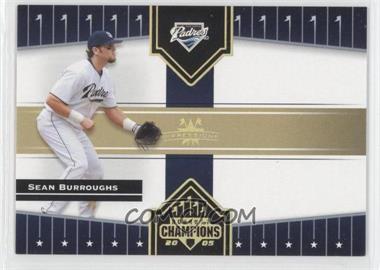 2005 Donruss Champions - [Base] - Gold Impressions #240 - Sean Burroughs /50