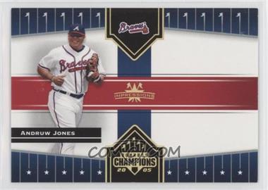 2005 Donruss Champions - [Base] - Gold Impressions #331 - Andruw Jones /50