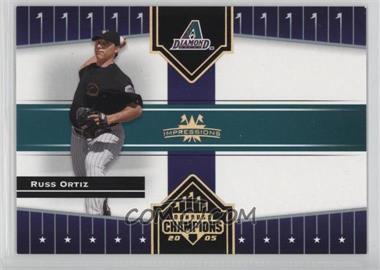 2005 Donruss Champions - [Base] - Gold Impressions #390 - Russ Ortiz /50