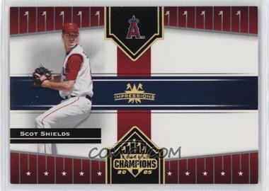 2005 Donruss Champions - [Base] - Gold Impressions #392 - Scot Shields /50