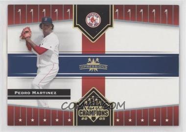 2005 Donruss Champions - [Base] - Gold Impressions #432 - Pedro Martinez /50