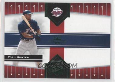 2005 Donruss Champions - [Base] - Green Impressions #301 - Torii Hunter /25