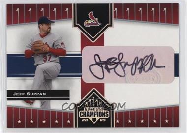 2005 Donruss Champions - [Base] - Impressions Autographs #377 - Jeff Suppan