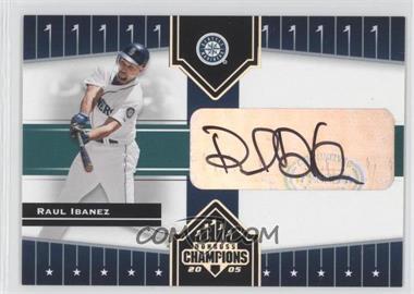 2005 Donruss Champions - [Base] - Impressions Autographs #386 - Raul Ibanez /154