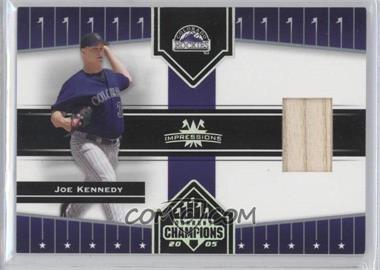 2005 Donruss Champions - [Base] - Impressions Materials #151 - Joe Kennedy