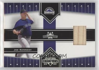 2005 Donruss Champions - [Base] - Impressions Materials #151 - Joe Kennedy