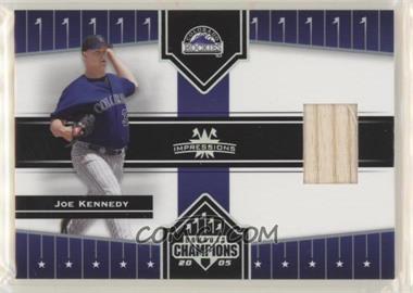 2005 Donruss Champions - [Base] - Impressions Materials #151 - Joe Kennedy